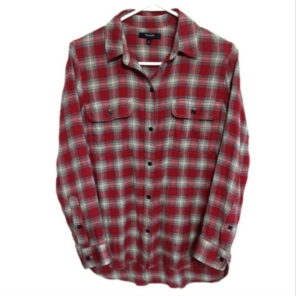 Madewell Flannel Shirt Womens Small